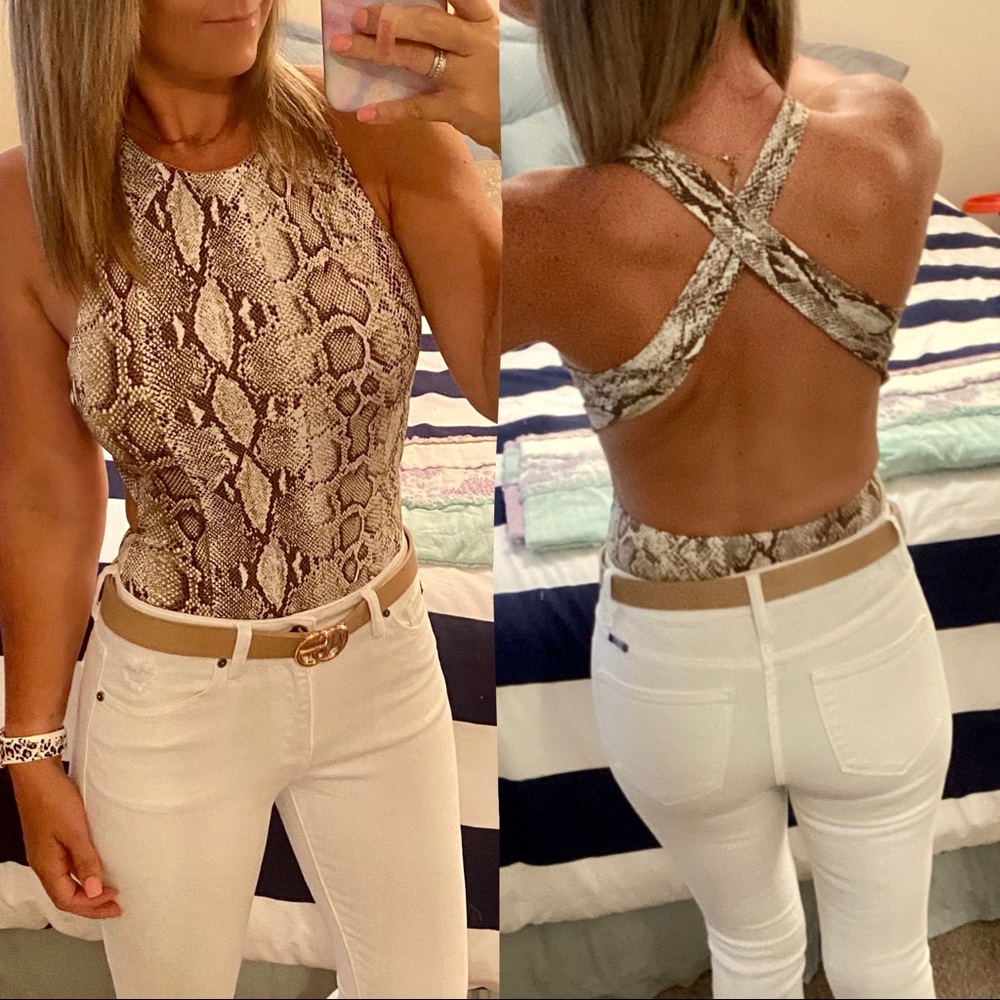 Stella Snake Skin Bodysuit